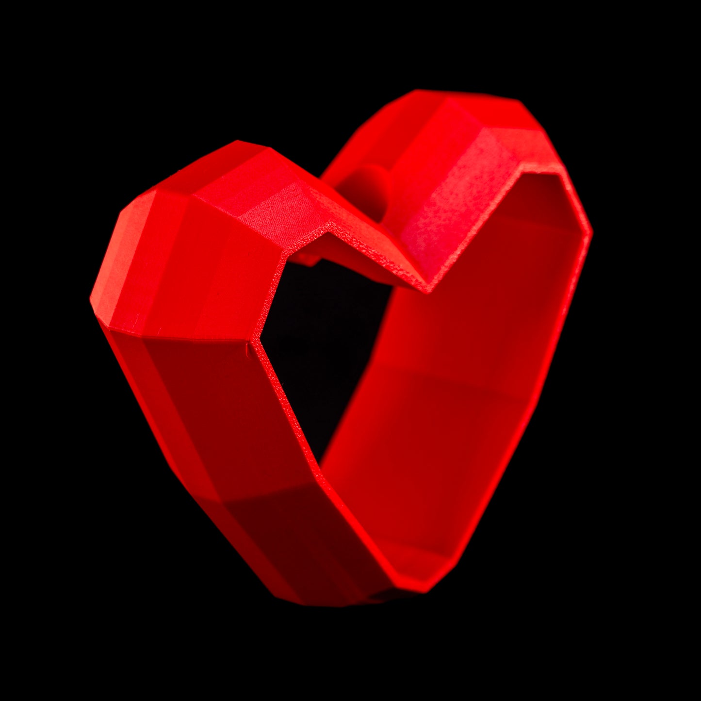 Heart-Shaped Rose Holder