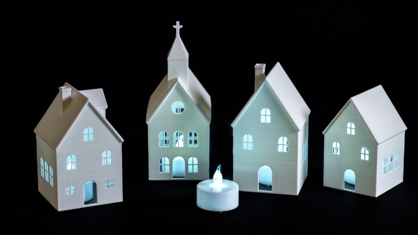 Village of Light Advent Set to Paint