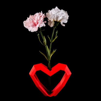 Heart-Shaped Rose Holder