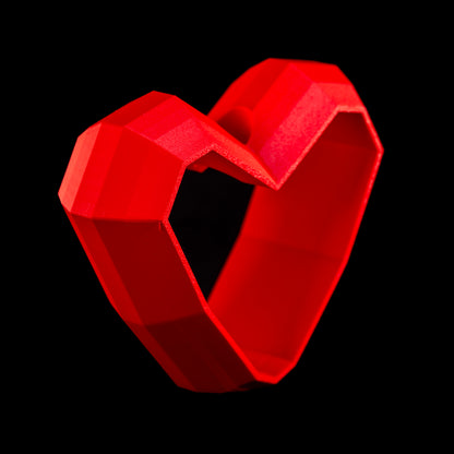 Heart-Shaped Rose Holder