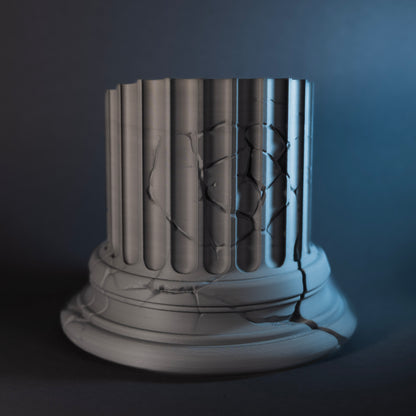 Vaza Coloană Antică 3D