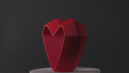 Heart-Shaped Rose Holder
