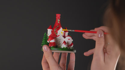 Paintable Winter Village